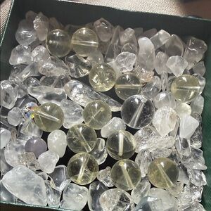 15PCS Natural Mixed Crystal Beads（Complimentary accessories）